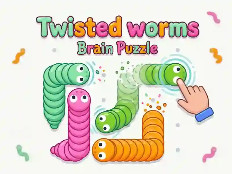 Twisted worms Brain Puzzle – tasuta veebimäng