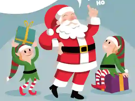 Cluiche Santa Merry Xmas Puzzle ar líne