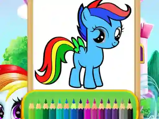 Wonder Pony Coloring — free online game