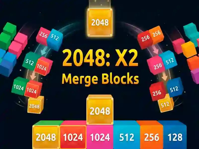2048 X2 Merge Blocks — free online game