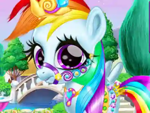 Rainbow Pony Caring — free online game