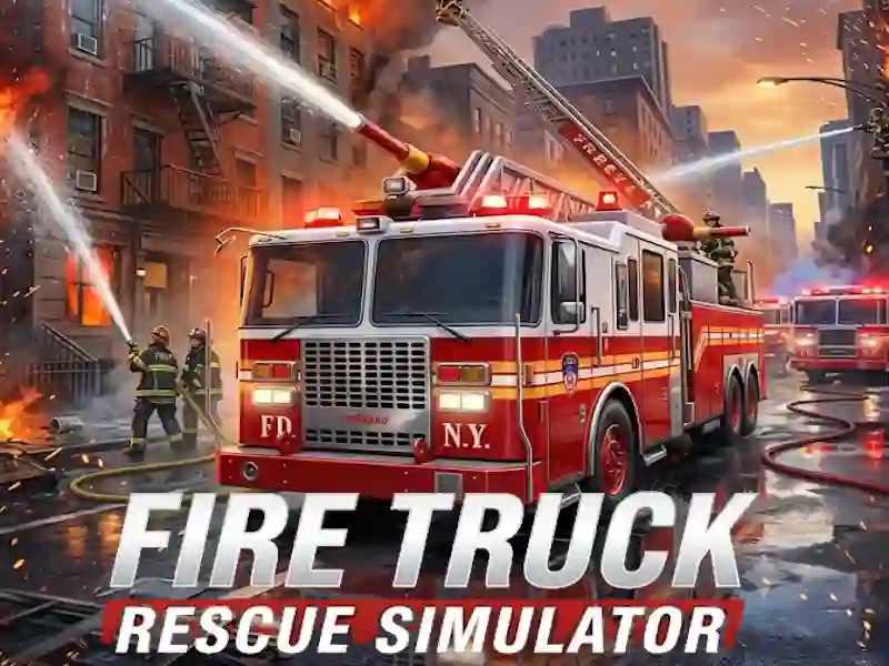 Fire Truck Rescue simulator — gratis online spil