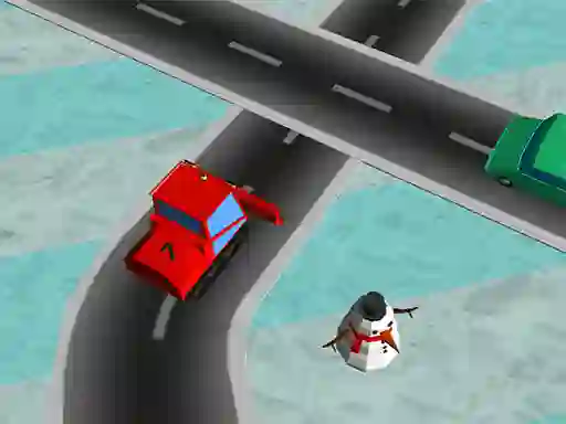 Traffic Run Christmas — free online game