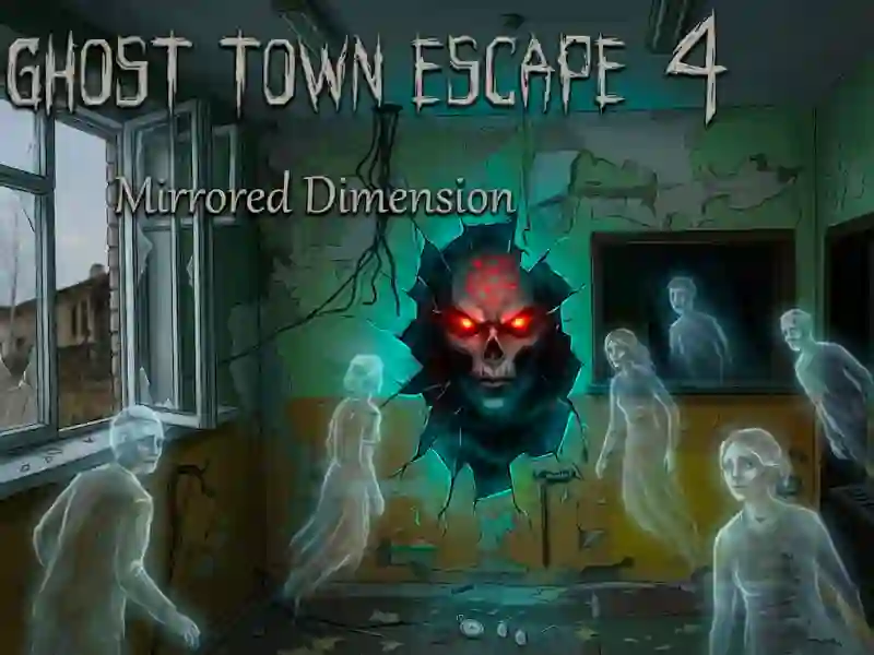 Ghost Town Escape 4 Mirrored Dimension – gratis spill på nett