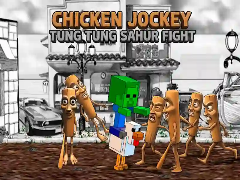 Chicken Jockey Tung Tung Sahur Fight — free online game