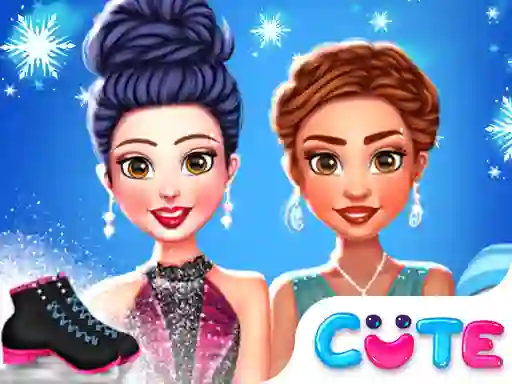 Princess Winter Ice Skating Outfits — free online game