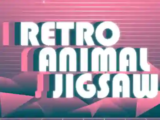 Retro Animal Jigsaw — free online game