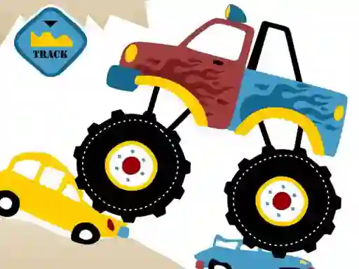 Animal Monster Trucks Difference — free online game