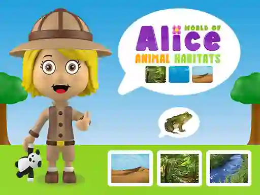 World of Alice Animal Habitats — free online game