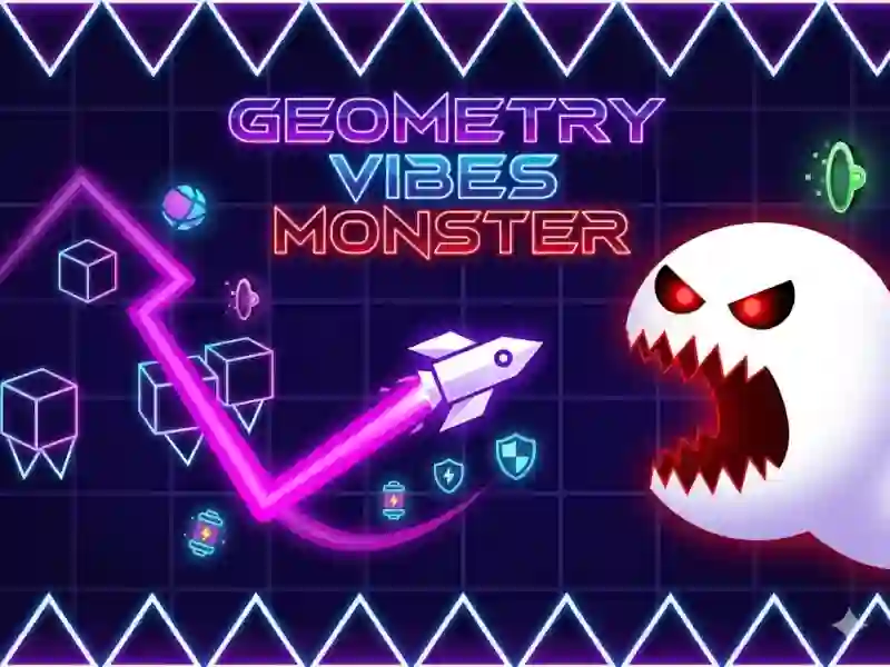 Mäng Geometry Vibes Monster Internetis