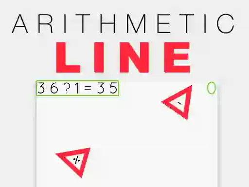 Arithmetic line — free online game