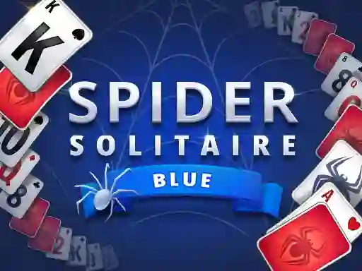 Spider Solitaire Blue — free online game