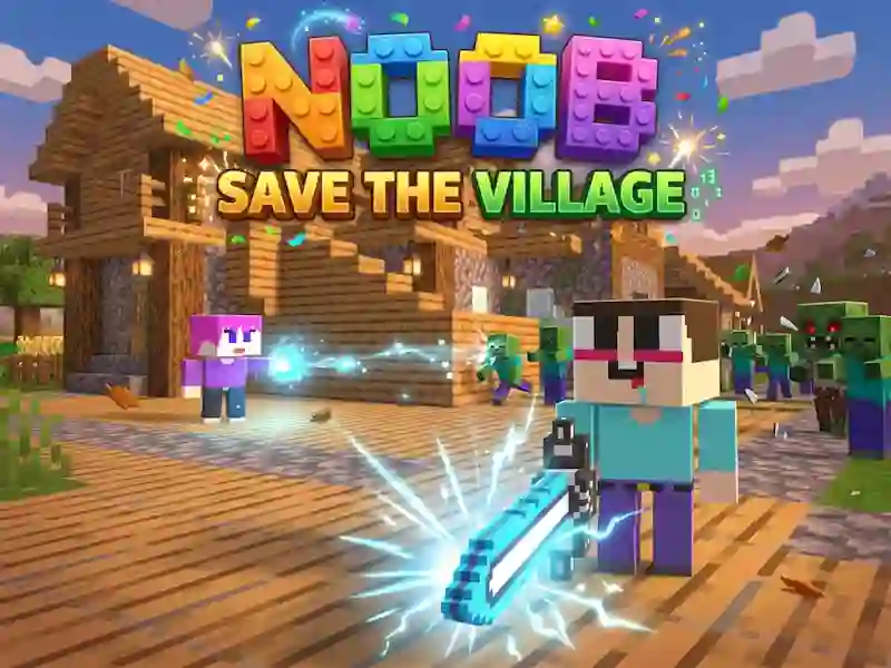 Jwèt Noob save the village sou entènèt