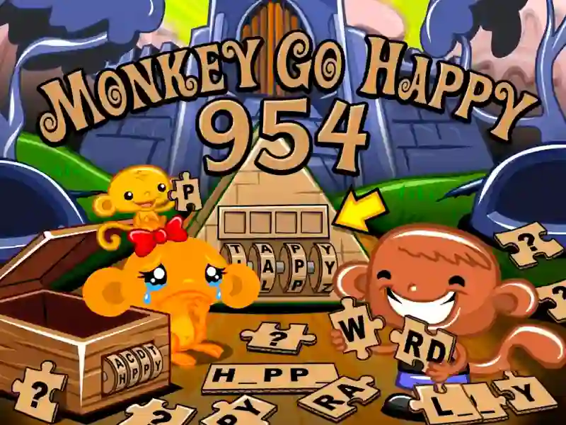 Гульня Monkey GO Happy 954 онлайн