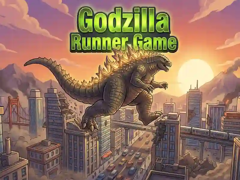 Godzilla Runner Game — безкоштовна онлайн гра