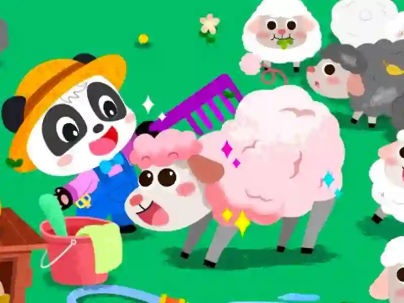 Baby Panda Animal Farm — free online game