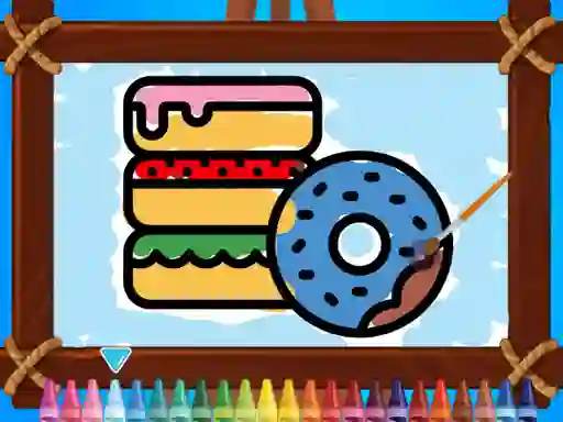 Kids Coloring Bakery — free online game