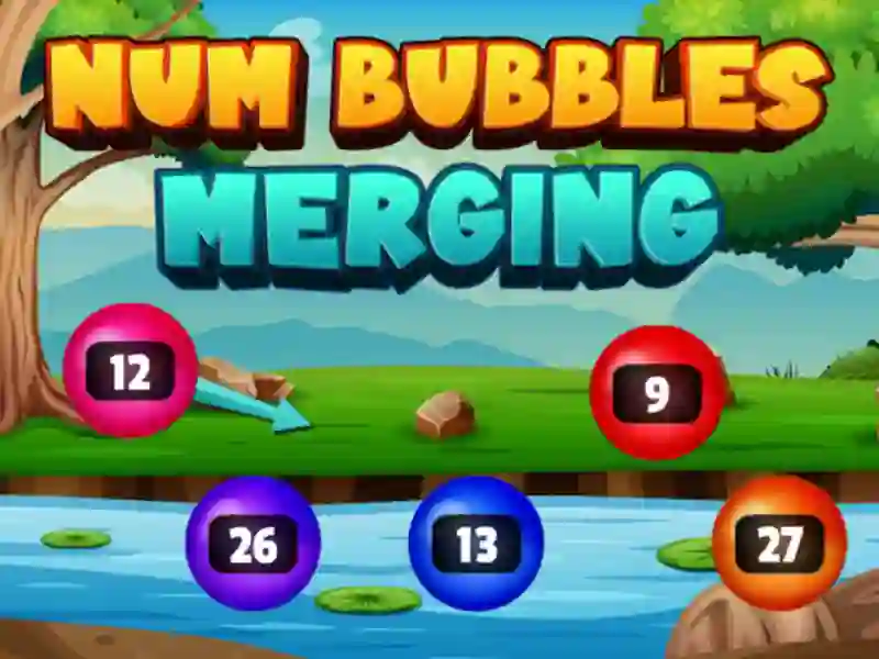 Num Bubbles Merging — free online game