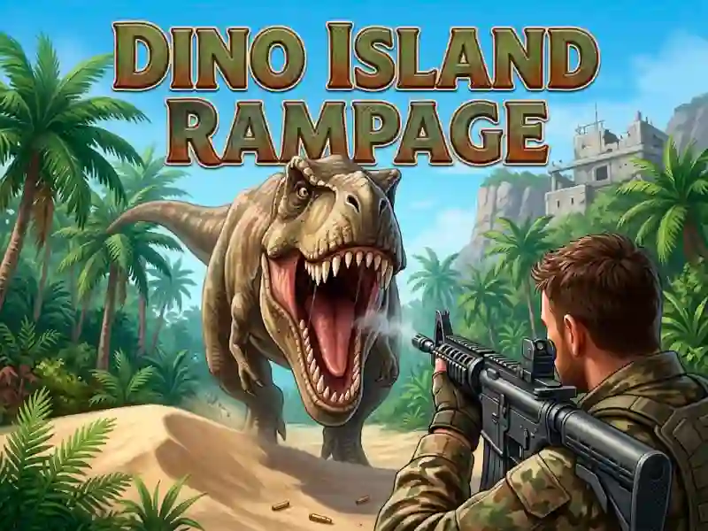 Dino island rampage — безплатна онлайн игра
