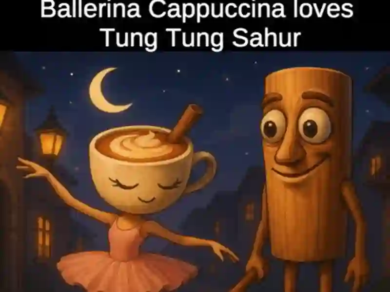 Ballerina Cappuccina loves Tung Tung Sahur – tasuta veebimäng
