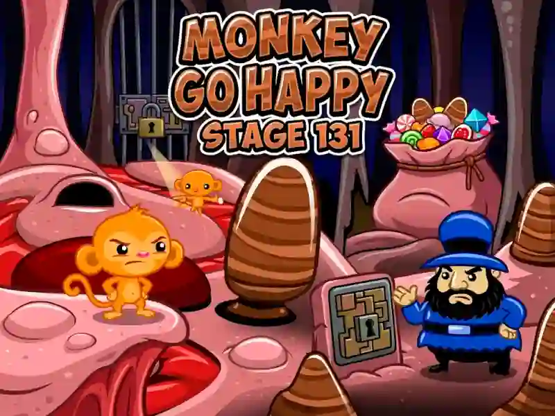 Monkey Go Happy Stage 131 เกมออนไลน์ฟรี