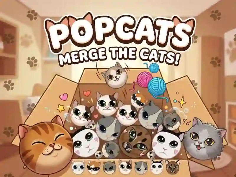 Logħba PopCats: Merge the cats! onlajn