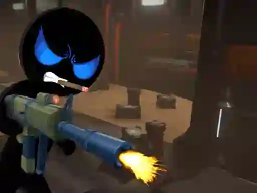 Stickman Armed Assassin Cold Space — free online game