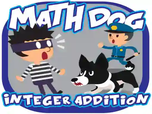 Math Dog Integer Addition — free online game