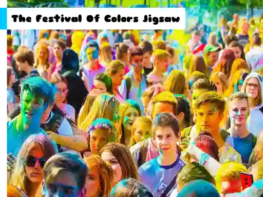 The Festival Of Colors Jigsaw — δωρεάν online παιχνίδι