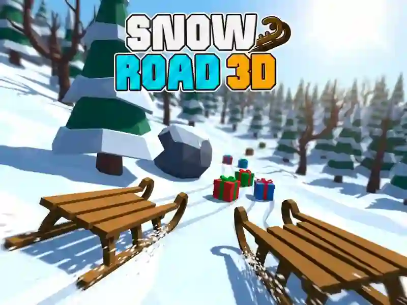 Snow Road 3D — jogo online grátis