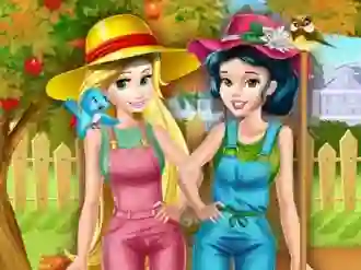 Princesses Working In the Garden — free online game