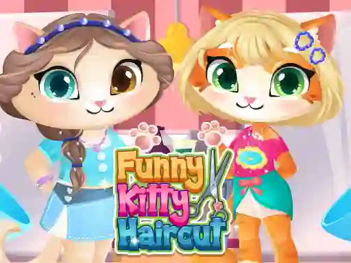 Trò chơi Funny Kitty Haircut trực tuyến