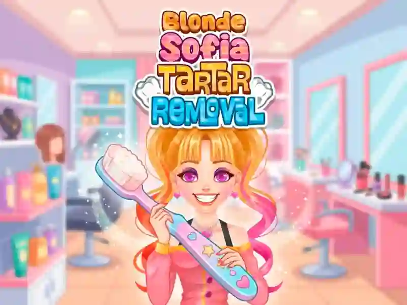 Jwèt Blonde Sofia Tartar Removal sou entènèt