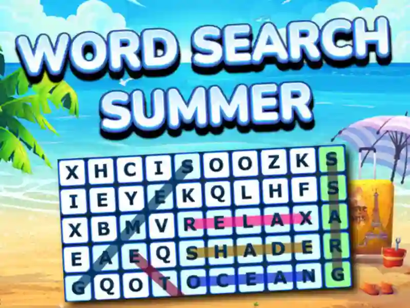 Word Search Summer — free online game