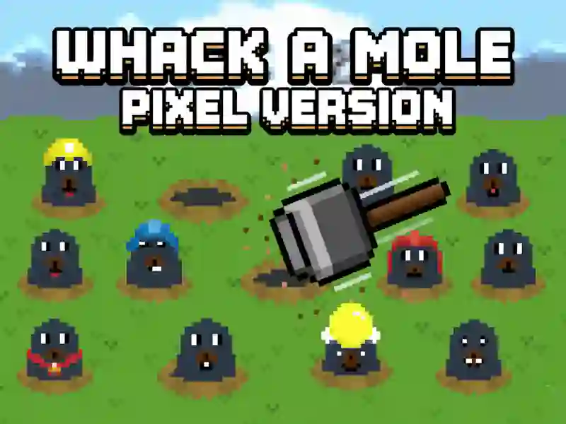 Гаме Whack a Mole Pixel Version онлајн