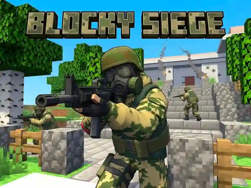 Blocky siege — मुफ्त ऑनलाइन गेम