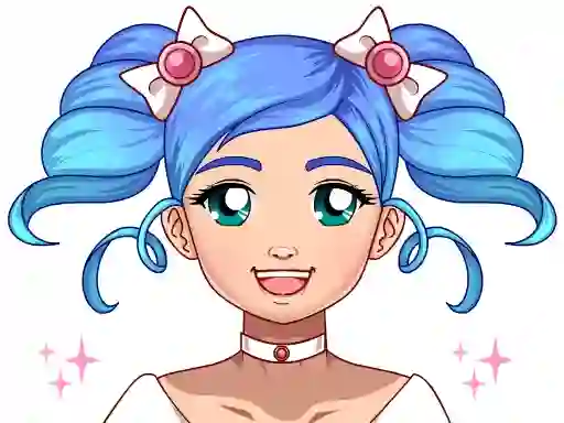 Гульня Kawaii Magical Girl Dress Up Game онлайн
