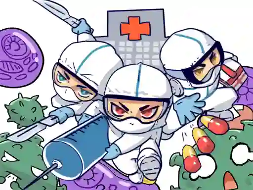 Against Coronavirus Puzzle — free online game