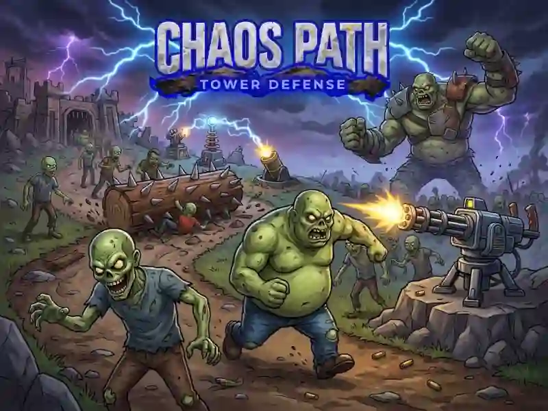 თამაში Chaos Path Tower Defense ონლაინ