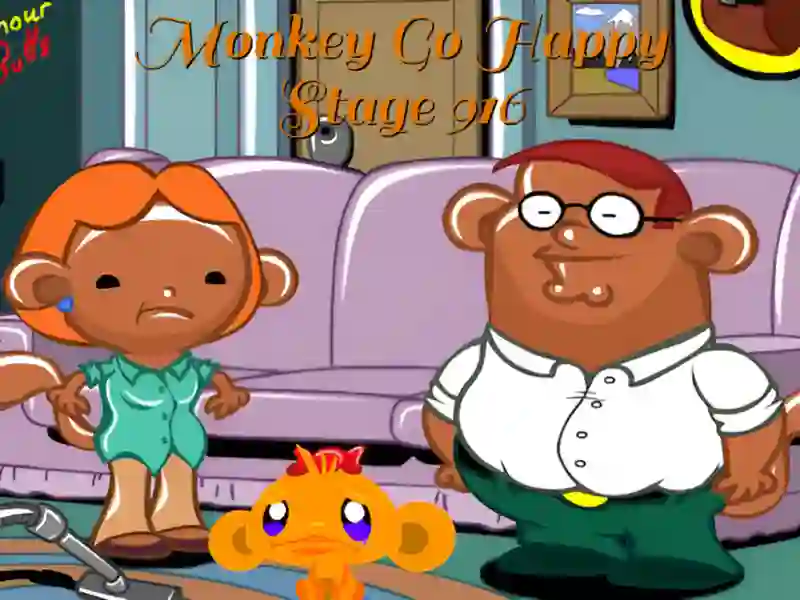 Monkey Go Happy Stage 916 — online hra zdarma
