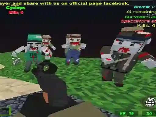 Blocky Combat SWAT Zombie Survival — free online game