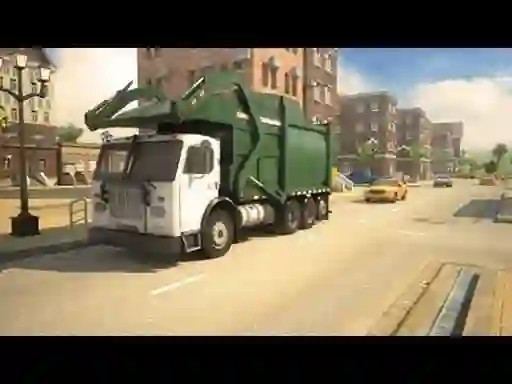 Trò chơi Garbage Truck City Simulator trực tuyến