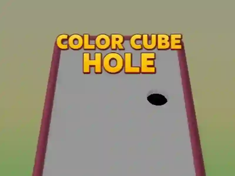 Color Cube Hole — jogo online grátis