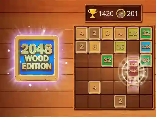 2048 Wooden Edition — free online game