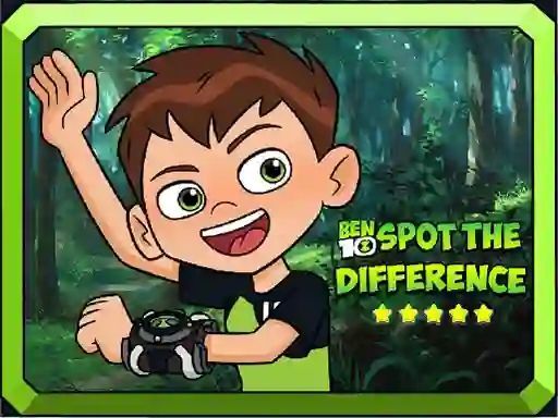 Ben 10 Spot the Difference — free online game
