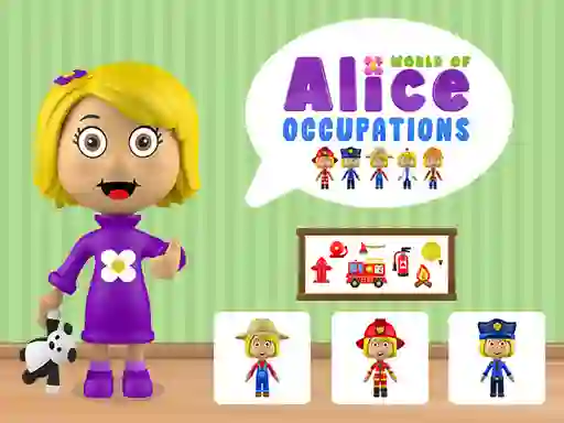 World of Alice Occupations — free online game