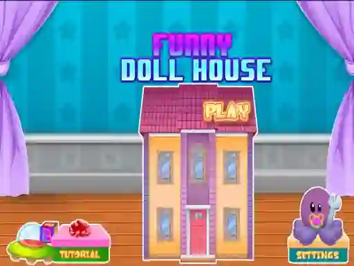 Funny Doll House — free online game