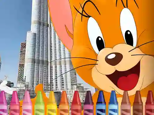 Гульня Tom and Jerry Coloring онлайн