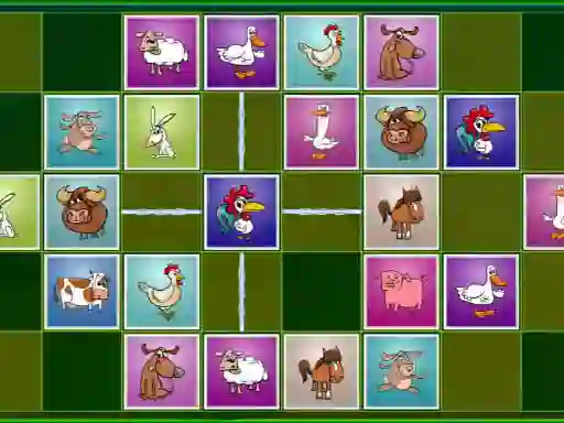 Farm animals matching puzzles — free online game