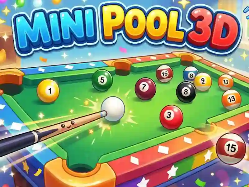 Mini Pool 3D — безплатна онлайн игра